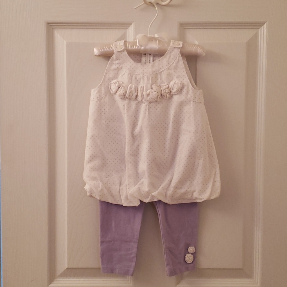 Girls 12 month Summer Sleeveless Outfit